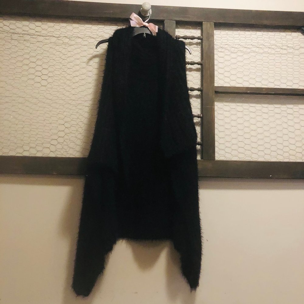 Black Fuzzy Sweater